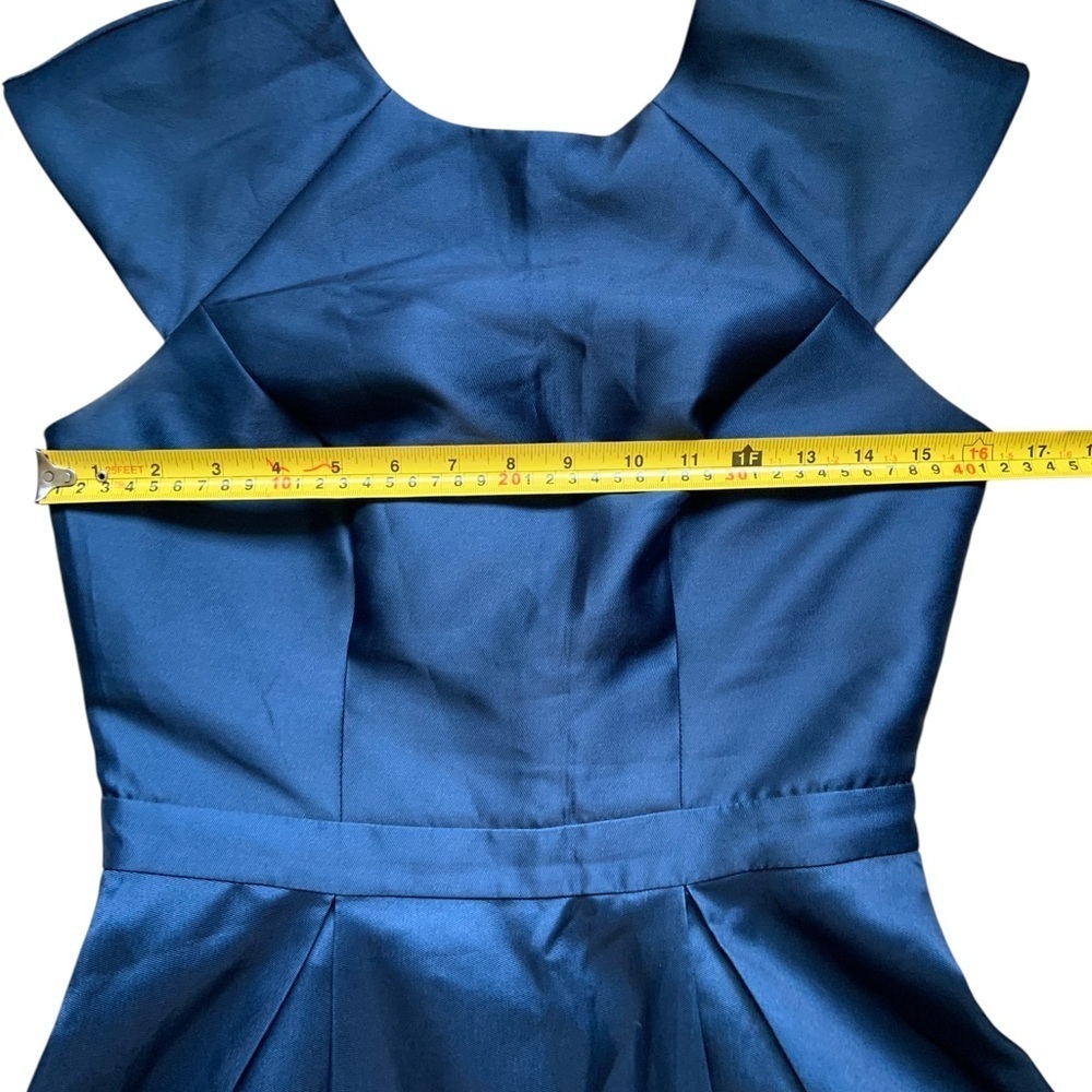 Chi Chi London Navy Floral High Low Dress - Small - Picture 12 of 15